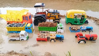 Gadi Cartoon Video  Auto Rickshaw  Tata Truck  Mahindra Tractor  Car Toy  Cartoon  parth kids [upl. by Calida]