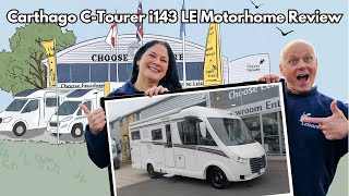 Carthago CTourer i143 LE Motorhome Review [upl. by Leuqcar]