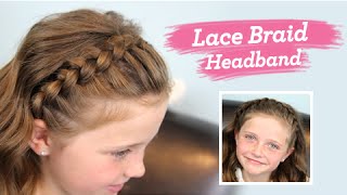 Lace Braid Headband  Twins Channel Launched [upl. by Trinatte]