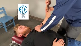 SOOTHING Chiropractic Adjustment With Kinetisense  Shoulder Adjustment [upl. by Alverson]