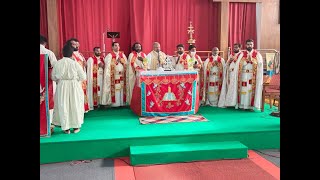 St Marys Church Changanacherry Holy Mass Live Bishop Franco [upl. by Lorre]