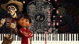 Proud Corazón  Pixars COCO Piano Tutorial Synthesia [upl. by Jeromy]