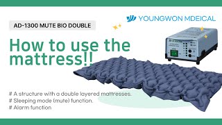 A Bedsores Prevention mattress AD1300 MUTE BIO DOUBLE [upl. by Yhtimit]