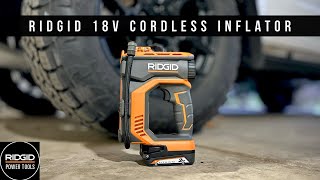 Tool Review Ridgid 18v Cordless Inflator [upl. by Norry]