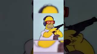 Homer At Shooting Range thesimpsons simpsons shorts [upl. by Anitsirc469]