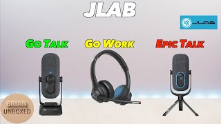 JLab Go Talk Go Work Epic Talk  Unboxing amp Audio Samples [upl. by Modeste774]