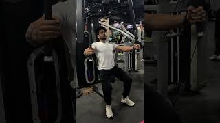 Peck deck fly🧿 foryou motivation chestworkout chestday foryou [upl. by Lairbag835]