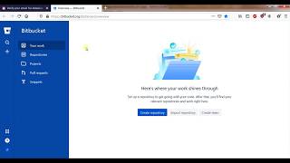 Create first repository on Bitbucket [upl. by Nohshan]