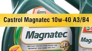 Моторное масло Castrol Magnatec 10w40 A3B4 [upl. by Trout251]