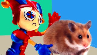 Hamster Challenge My Hamster Escapes THE AMAZING DIGITAL CIRCUS  Epic Escape Adventure 🐹 [upl. by Hobbie51]