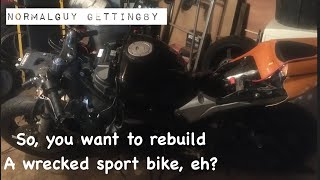 2008 Honda CBR600RR UPDATE Replacing throttle cables [upl. by Eward]