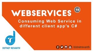 Consuming Web Service in different Client Applications  Part16 [upl. by Lovel]