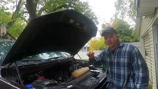 Ford F150 5w20 oil swap to 5w50 Before and After [upl. by Evangelist293]