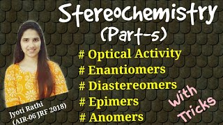 Stereochemistry Part5Tricks to find Optical ActivityEnantiomers Diastereomers Epimers anomers [upl. by Arba]