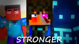 Minecraft AMV  Stronger Annoying Villagers Fractures and Songs of War [upl. by Llimaj]