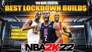 TOP 3 LOCKDOWN BUILDS TO MAKE NOW🔥🔥🔥 NBA 2K22 current gen BEST LOCK DEFENDER BUILDS [upl. by Nayrb]