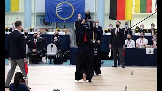 Kendo Europameisterschaft 2022  Finale Männer  Rukas GBR vs Przewlocki FRA [upl. by Till]