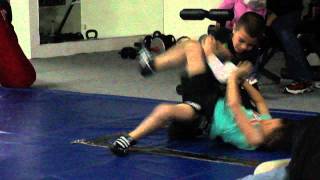 UGA KIDS GRAPPLING JENNIFER VS DIEGO 12072011 [upl. by Penelope959]