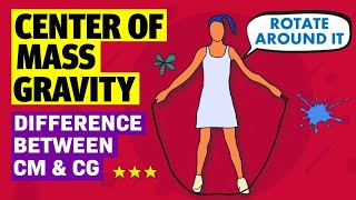 Center of Mass and Center of Gravity  Physics [upl. by Ahras]