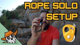 My Rope Solo Setup For Climbing By Myself  How To Get Lost Educational Series [upl. by Bartholomeus]