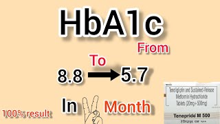 HbA1c blood test in Hindi  HbA1c treatment 100 result daibetes [upl. by Elsy]