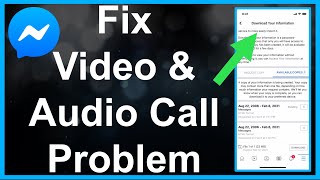 Fix messenger call failed problem messenge callproblem call failed in messenger problem New update [upl. by Newmark]