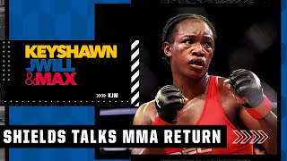 Claressa Shields on the differences of fighting in MMA amp boxing  KJM [upl. by Katy]