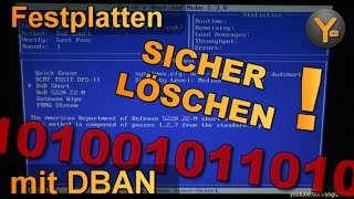 Festplatten sicher löschen mit DBAN  Ausführliche Anleitung von A bis Z [upl. by Millman63]