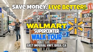 Shopping at Walmart Supercenter • Walking Tour for Shoppers [upl. by Ahsiekar82]