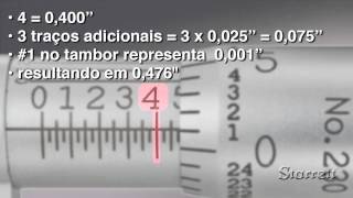 Cómo usar un micrómetro externo  Capítulo 2 en portugués [upl. by Chaffee]