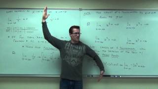 Calculus 1 Lecture 35 Limits of Functions at Infinity [upl. by Survance]