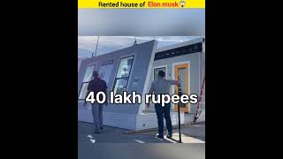 Elon musk lives in a foldable rented house😱 [upl. by Hnim]