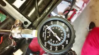 GY6 150cc Compression test [upl. by Alekat559]