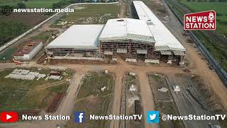 Surats HighSpeed Rail Hub CuttingEdge Rolling Stock Depot Construction in Progress  NewsStation [upl. by Feil]