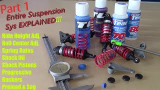 Entire Suspension System Explained For E REVO 20 Part 1 [upl. by Ameehs]