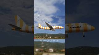 skiathos landing pt4 airbus aviation skiathoslandings lowlandings [upl. by Naillig]