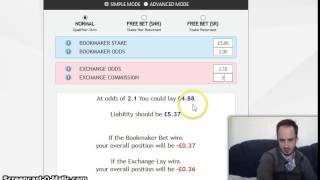 How to use the matched betting calculator [upl. by Bovill113]