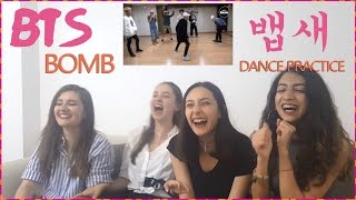 BANGTAN BOMB  BAEBSAE DANCE PRACTICE REACTION [upl. by Elehcor]