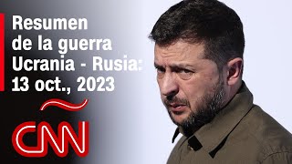 Resumen en video de la guerra Ucrania  Rusia 13 de octubre de 2023 [upl. by Harrington]