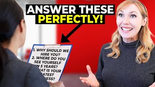 How to Answer the 7 Most Common Interview Questions  Best Answer Examples [upl. by Tonya]