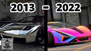 GTA Online  Then 2013 vs Now 2022  The Leaderboard [upl. by Mccomb834]