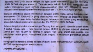 Pemenang tender UPS tempati gudang produksi tepung ikan  NET16 [upl. by Iderf]