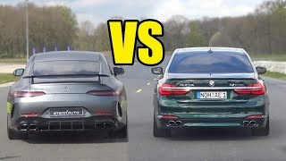 ALPINA B7 BITURBO vs MERCEDES AMG GT63 S 🚀 DRAG RACE🚀 [upl. by Phillipe]