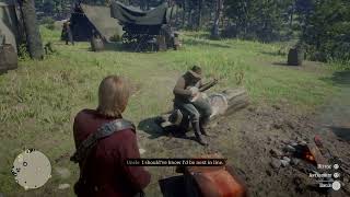 Red Dead Redemption 2  Antagonizing Uncle [upl. by Tani495]