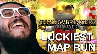 FFXIV The LUCKIEST Zonureskin Map  Shadowbringers TREASURE HUNT [upl. by Nemlaz972]