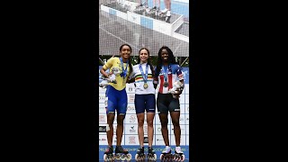 Erin Jackson Wins Bronze at World Championships 2023 Italy [upl. by Lebazi]