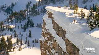 World Record Ski Jump  255 Foot Cliff [upl. by Xavler]