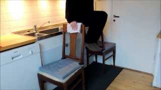 How to do home chair leg raise  hanging leg lift  knee lift on chairs [upl. by Zink]