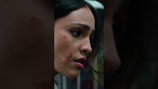 Eiza González tries to escape scene in Ambulance 2022 movie [upl. by Beaufert]