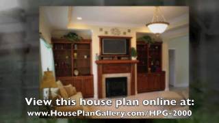 Ranch House Plans  HPG20001 by House Plan Gallery [upl. by Notwen99]